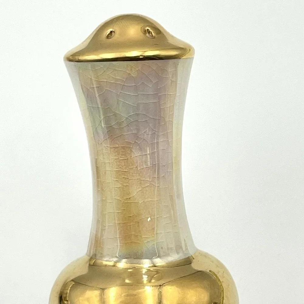 Vintage 1950s Lefton Lusterware Gold Salt And‎ Pepper Shaker Single Replacement